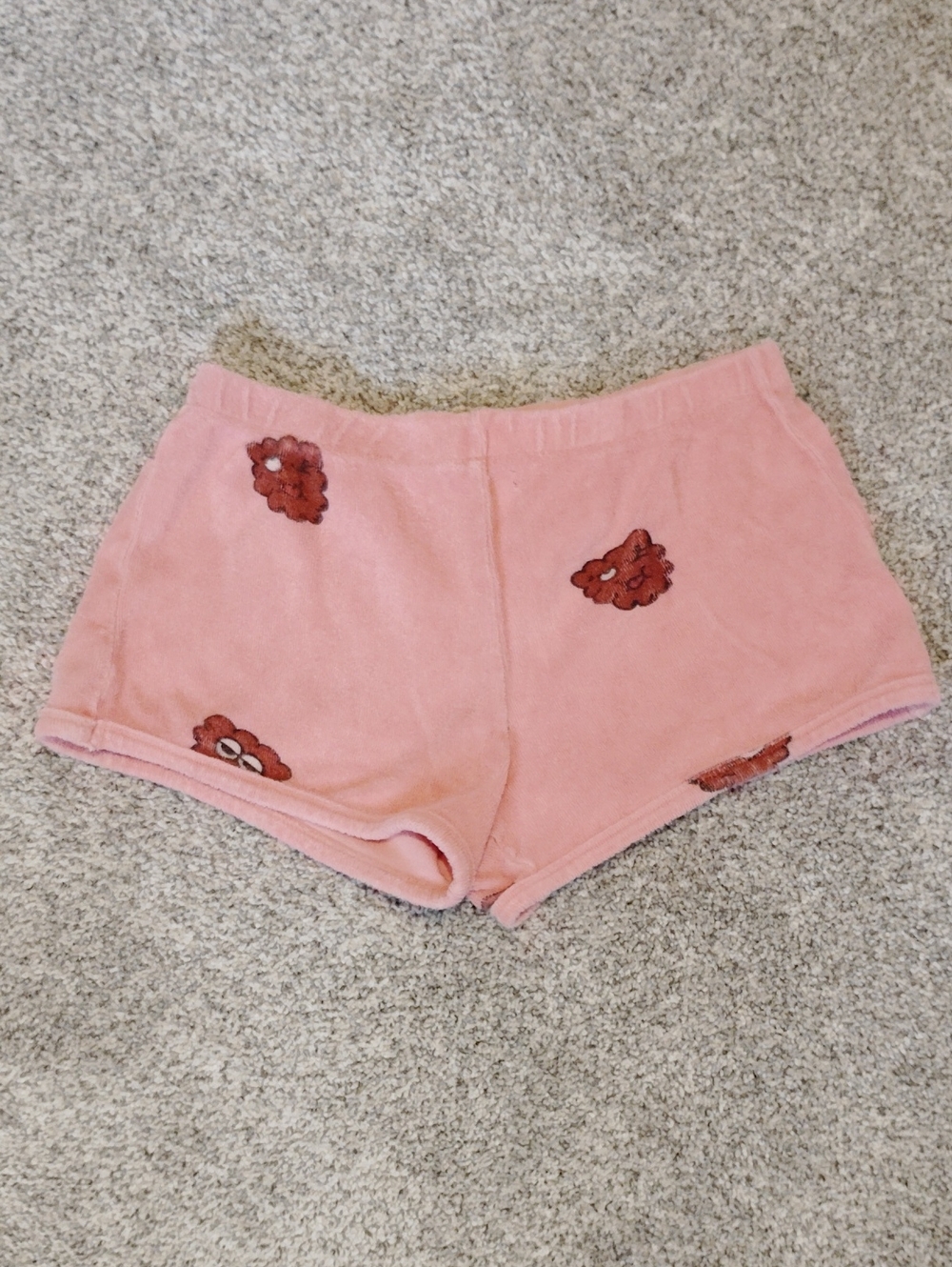 Hugo Loves Tiki Pink Terry Shorts